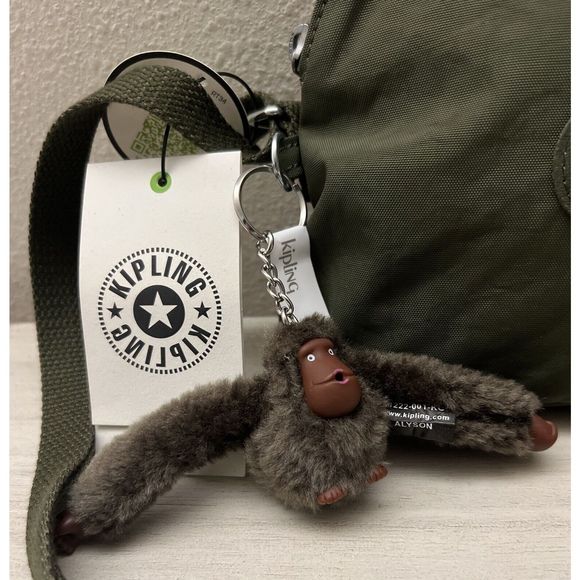 Kipling KI9342 Women's DORY Mini Crossbody Bag - Jaded Green Tonal - NEW! - Picture 3 of 8